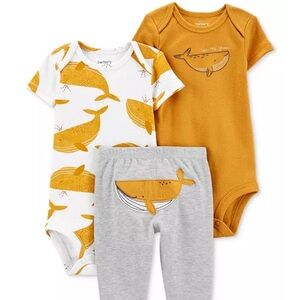 Carter’s Sea Me Grow 3 piece set size 6 months